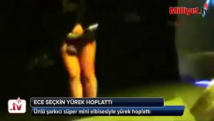 Ece Seçkin elbisesiyle yürek hoplattı