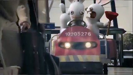 Conejos locos Rabbids en los conejos aeropuerto Aeropuerto