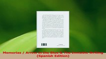 PDF Download  Memorias  Arrow in the Blue  The Invisible Writing Spanish Edition PDF Full Ebook