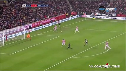 Stoke City - Liverpool 0 1  Jordan Ibe goal  05-01-2016