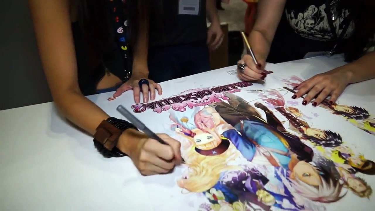 Tales of Xillia 2 Interviews (Lauren Landa, Minae Noji) - Anime Expo 2014