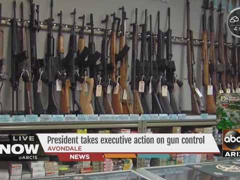 President Obama takes executive action on gun control