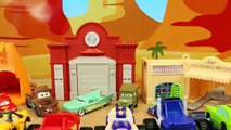 Blaze Monster Machines Diecast Cars Visit Disney Cars Mater & Lightning McQueen in Radiato