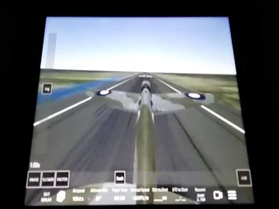 Spitfire landing Tail