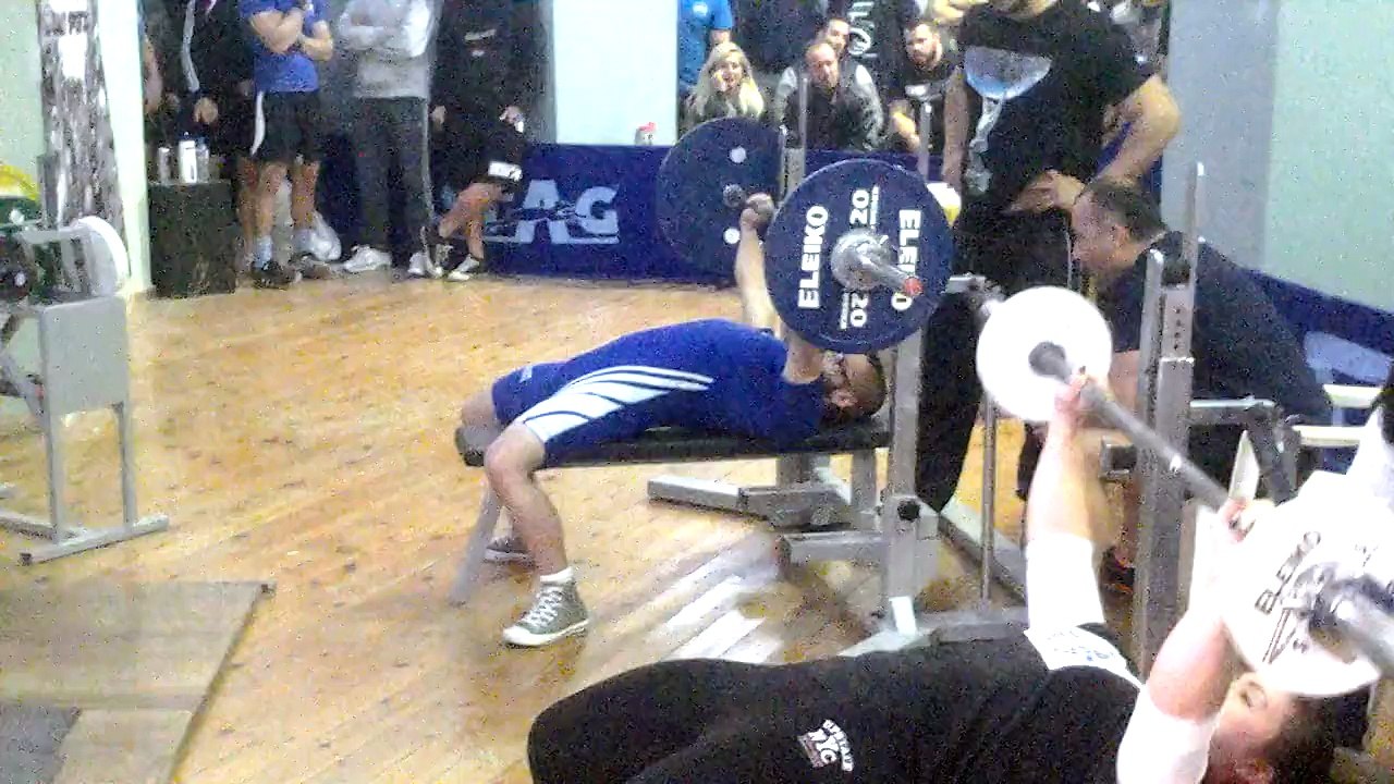 ΕΣΔΤ 2015 Bench Press 67,5 kg Power Reps
