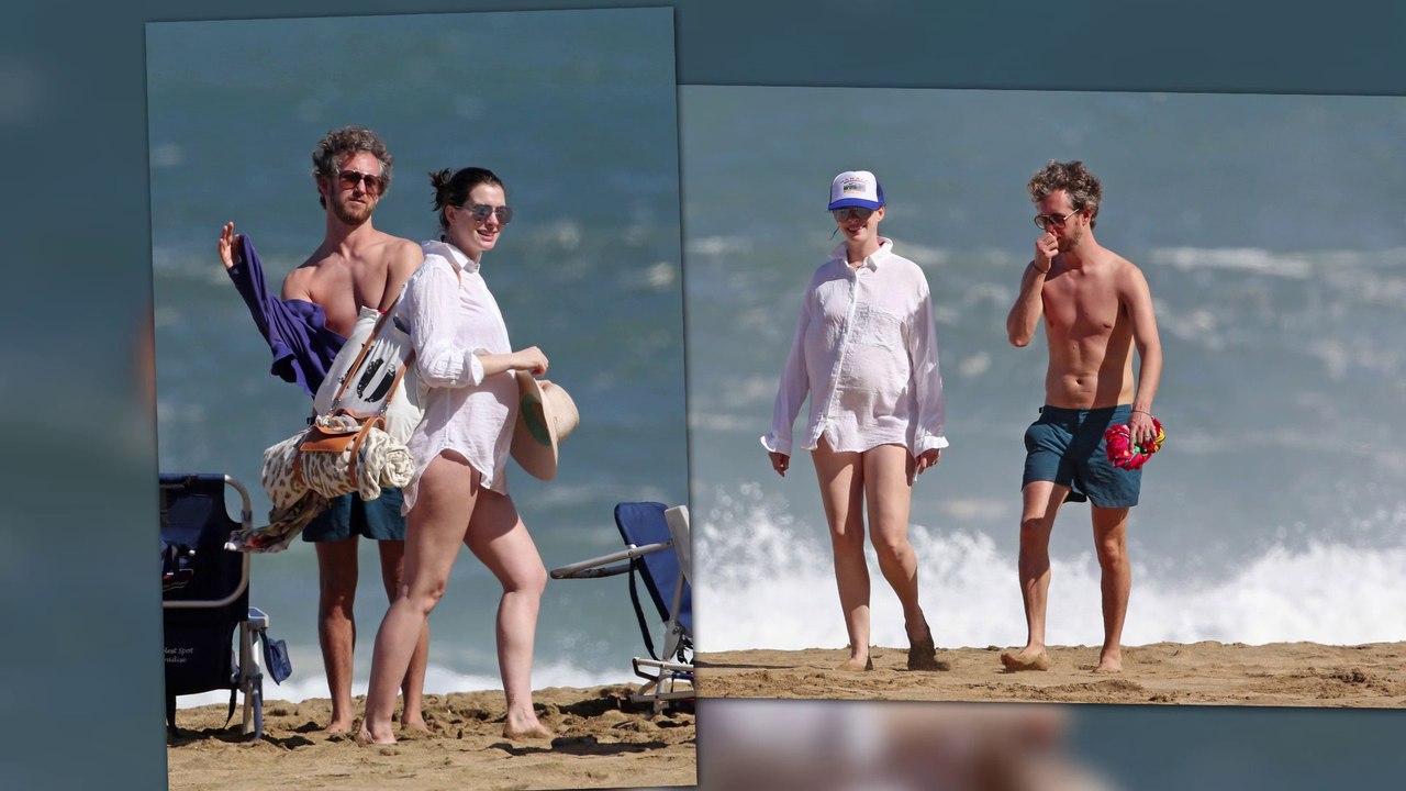 Die schwangere Anne Hathaway macht Urlaub auf Hawaii