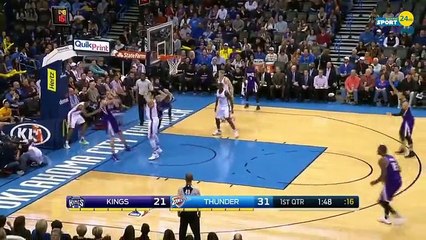 Sacramento Kings vs Oklahoma City Thunder Highlights January 4,2016 HD