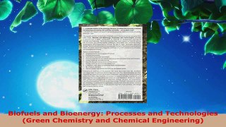 PDF Download  Biofuels and Bioenergy Processes and Technologies Green Chemistry and Chemical Download Full Ebook