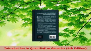 Read  Introduction to Quantitative Genetics 4th Edition PDF Online
