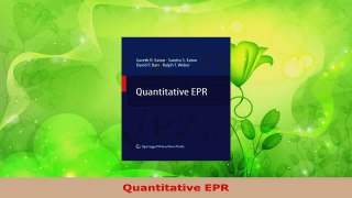 Read  Quantitative EPR EBooks Online