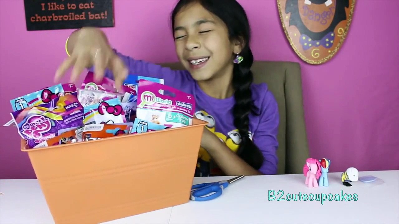 Monday Blind Bag Bin My Little Pony,MLP, LPS,Mi World,Hello Kitty,Despicable Me