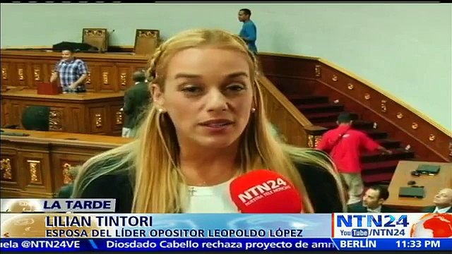 “El primer punto de la agenda legislativa será la amnistía para los presos políticos”: Lilian Tintori a NTN24