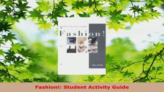 Read  Fashion Student Activity Guide Ebook Free
