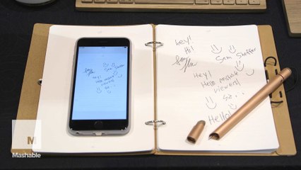 Paper and screen in perfect harmony with the Orée Stylograph