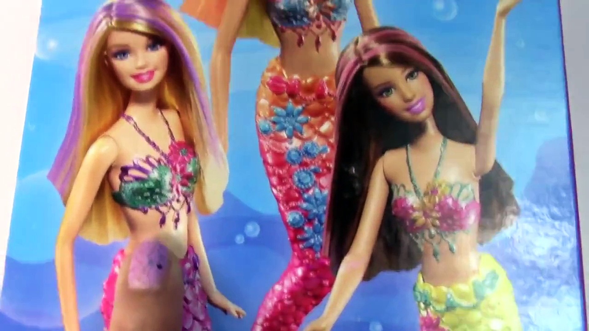 barbie doll changes in water