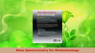 Read  Mass Spectrometry for Biotechnology Ebook Free