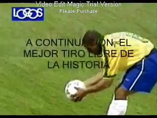 Objetivo de Roberto Carlos en contra de las leyes de la física en 1997