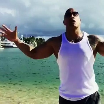 Baywatch - Kelly Rohrbach and Dwayne Johnson