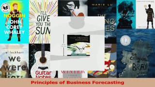PDF Download  Principles of Business Forecasting PDF Online