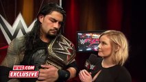 Reigns on defending the WWE World Heavyweight Title in the Royal Rumble- WWE Raw Fallout, Jan. 4, 2016