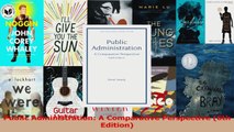 PDF Download  Public Administration A Comparative Perspective 6th Edition PDF Full Ebook