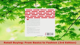 Read  Retail Buying From Basics to Fashion 3rd Edition EBooks Online