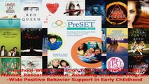 PDF Download  PreschoolWide Evaluation ToolTM PreSETTM Manual Research Edition Assessing PDF Full Ebook
