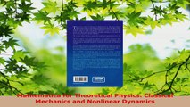 Download  Mathematica for Theoretical Physics Classical Mechanics and Nonlinear Dynamics PDF Free
