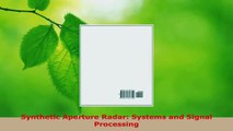 Read  Synthetic Aperture Radar Systems and Signal Processing PDF Free