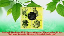 PDF Download  Animal Studies 550 Illustrations of Mammals Birds Fish and Insects Dover Pictorial Download Full Ebook