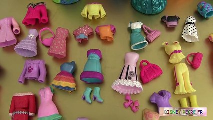 7 Poupées Princesses DSNY Magiclip Vêtements Polly Pockets Séance dessayage 2 ⓋⒾⒹéⓄ ⓋⒾⒹéⓄ
