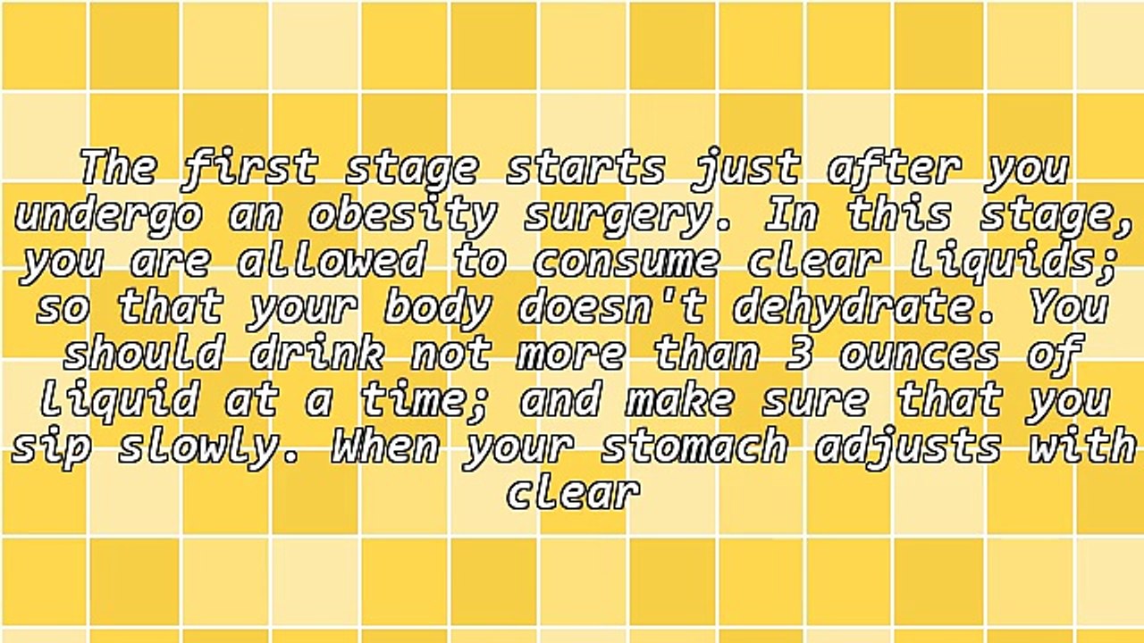 What to Eat After Gastric Bypass Obesity Surgery