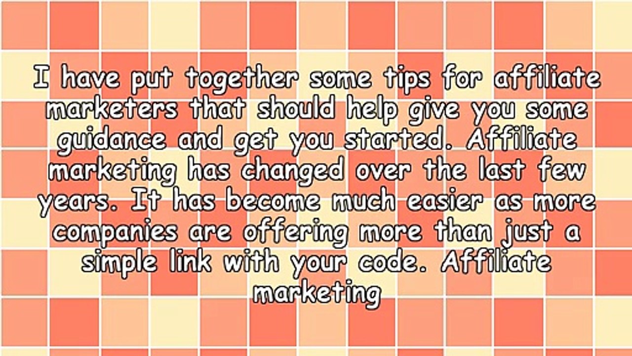 Simple Tips for the Affiliate Marketer