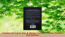 Read  CombinedCycle Gas  Steam Turbine Power Plants 3rd Edition PDF Free