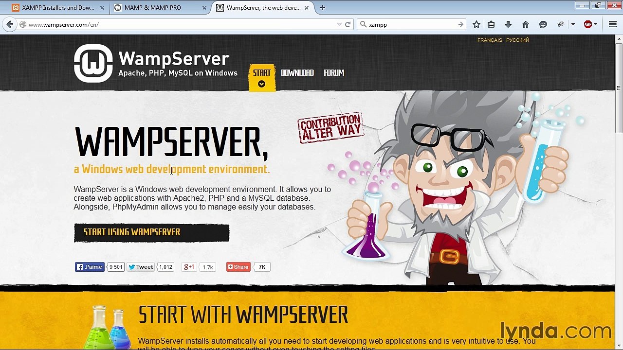 8-1 Instalando drupal 8 .Instalando WAMP para Drupal