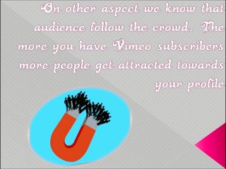 Buy Vimeo Subscribers to Gain Real Traffic Towards Site