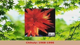 PDF Download  Chihuly 19681996 Download Online