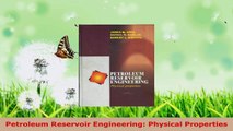 Download  Petroleum Reservoir Engineering Physical Properties PDF Free