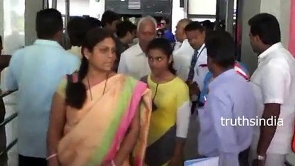 Chiranjeevi at Tirupati Renigunta Airport