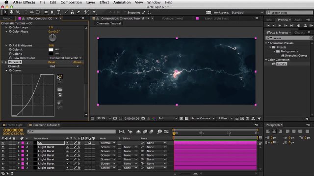Adobe After Effects - Dramatic Intro Tutorial - Contrast and Brightness