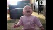 Baby Girl Laughing Hysterically at Dog Eating Popcorn Laughing Babies toddletale