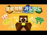 과일세계가 있다고?? 프로젝트 과일 모드 1편 Minecraft Project-Fruit Mod 마크 [양띵TV서넹]