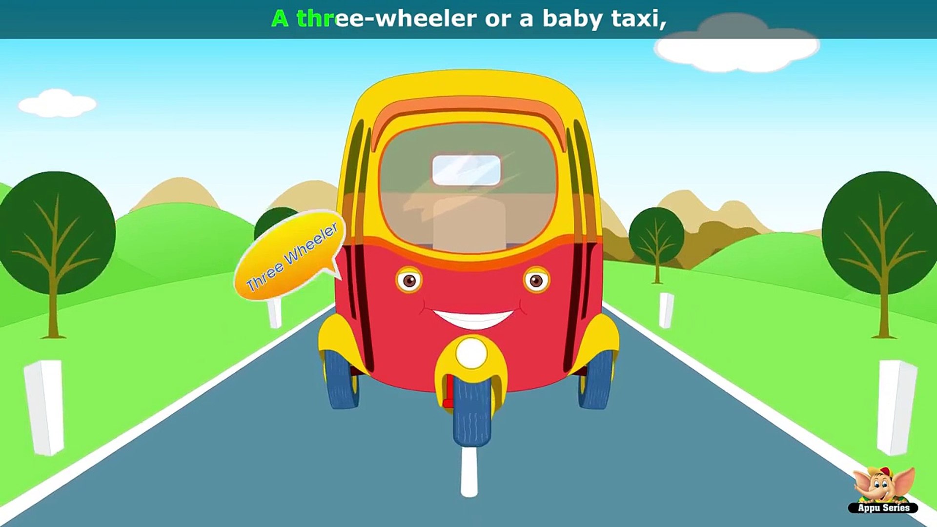 Auto Rickshaw Vehicle Rhyme Video Dailymotion