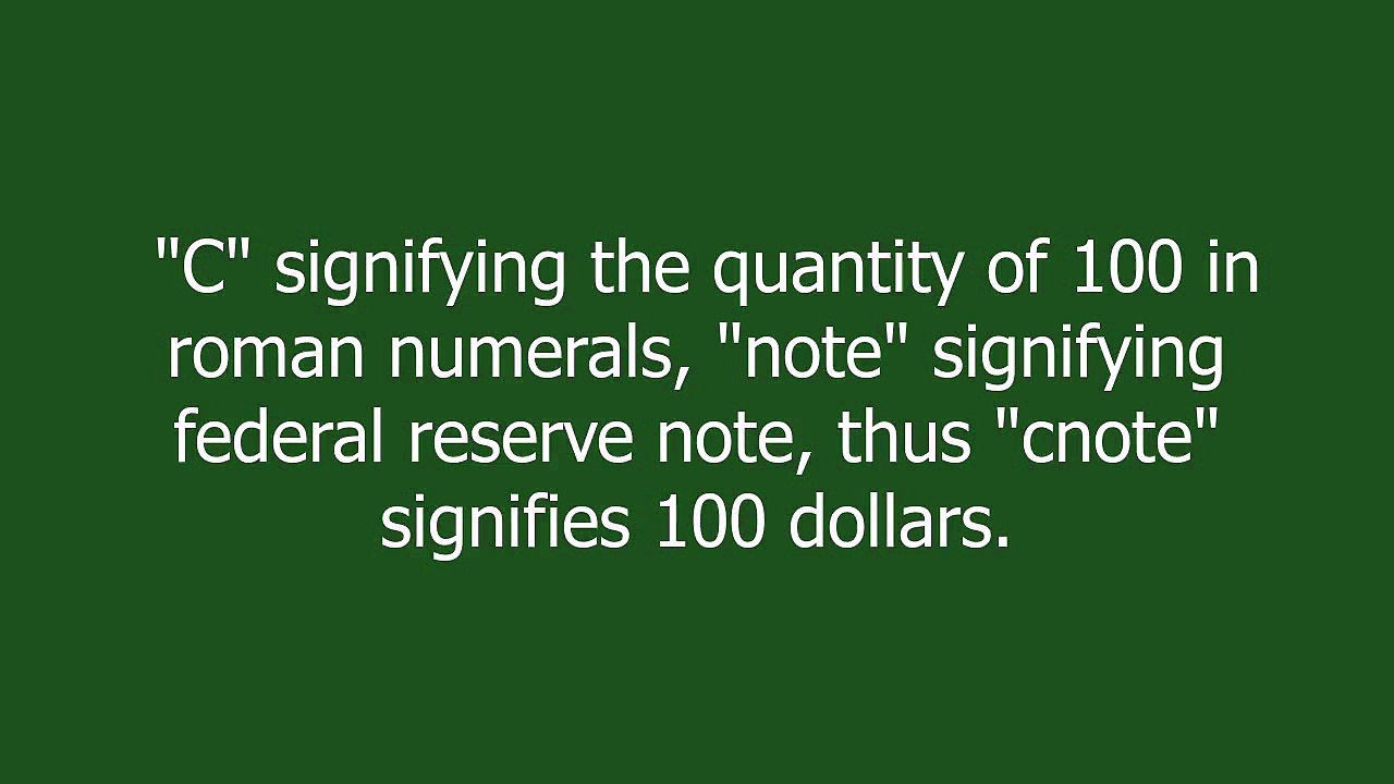 c-note meaning and pronunciation