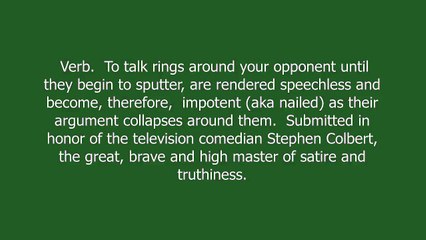 colbert meaning and pronunciation