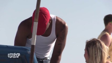 Gassy Beach Babe Prank (Spring Break Pranks)