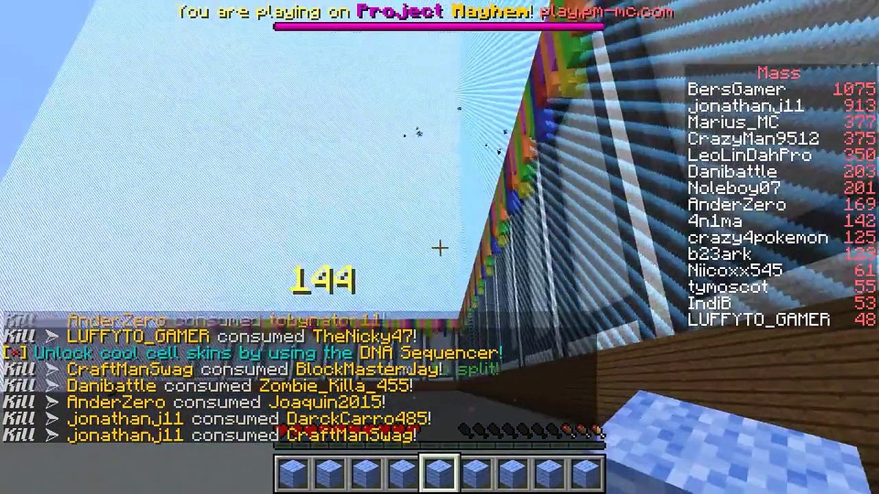 AGAR.IO EN MINECRAFT: ¡A POR EL PRIMER LUGAR! |...