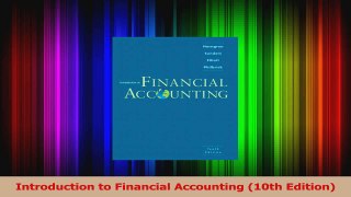 PDF Download  Introduction to Financial Accounting 10th Edition PDF Online