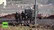 12 injured as Palestinians clash with IDF in Ramallah West Bank