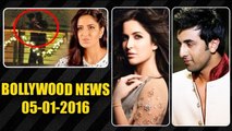 Katrina Kaif Reacts On KISSING Ranbir Kapoor In Balcony | 05th Jan 2016